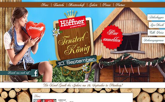 Eventwebsite Höffner Fensterl-König