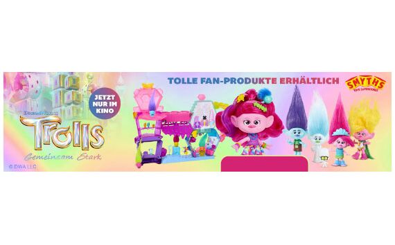 interaktives Gamification Billboard "Trolls"