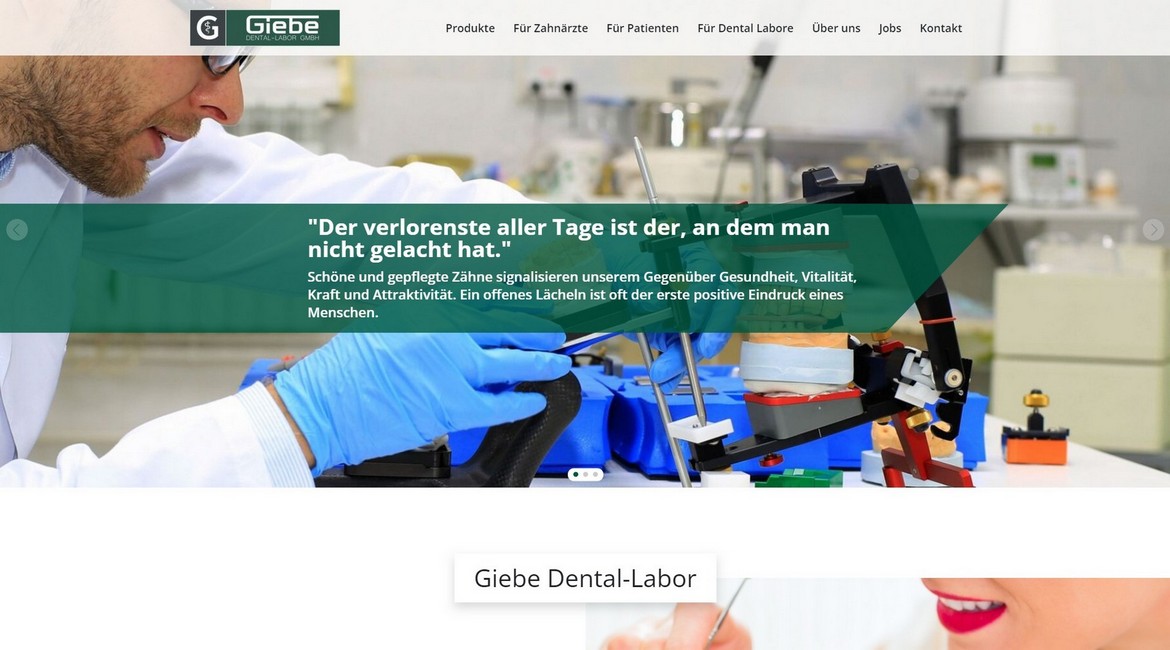 Giebe Dental-Labor Kampagne