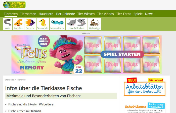 interaktives Gamification Billboard "Trolls"